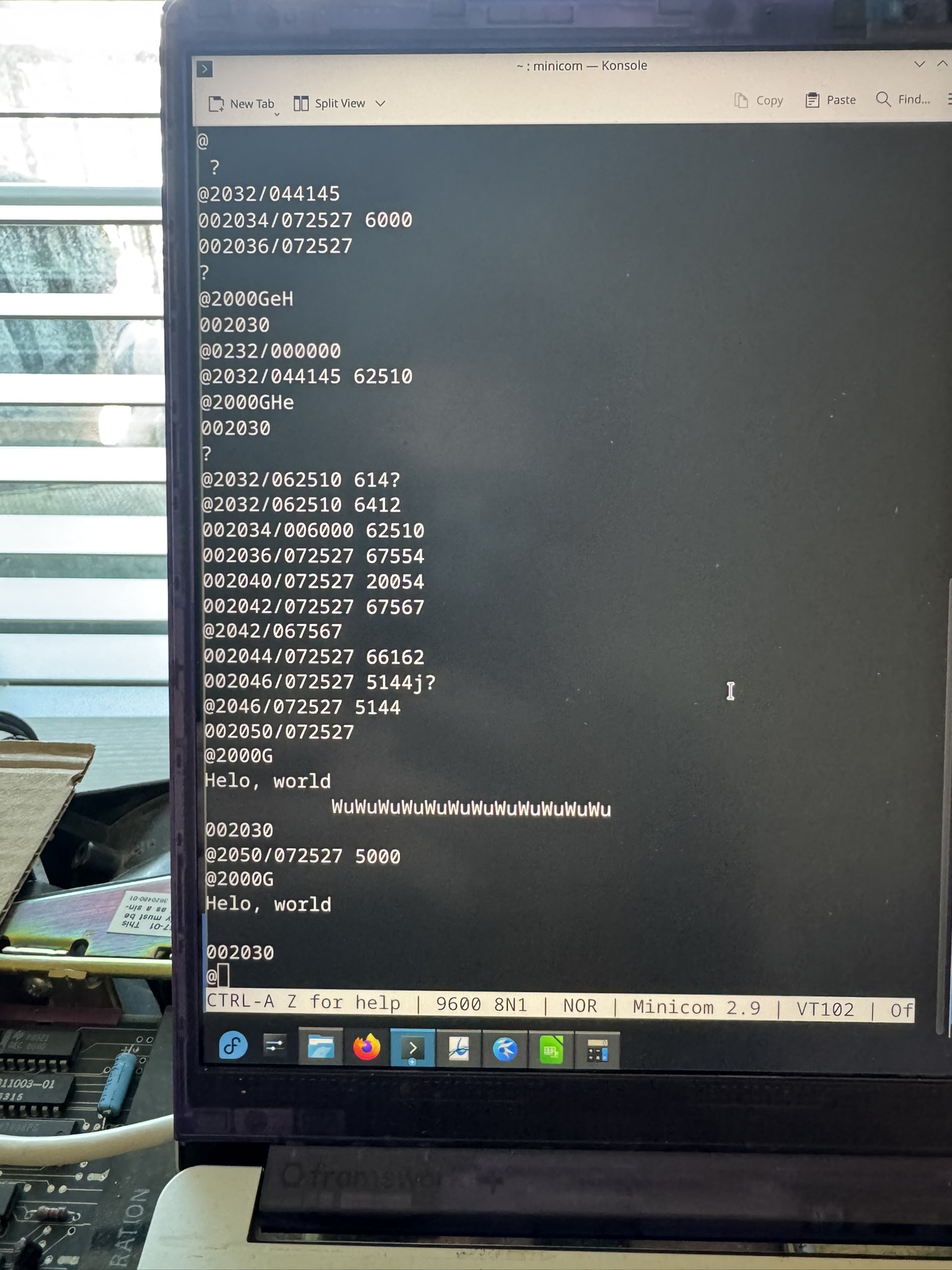Hello World on ODT